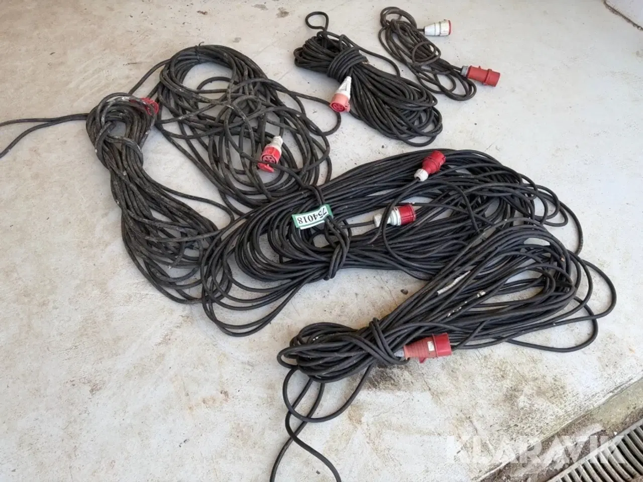 Billede 1 - Kraft kabler - 16 A - 6 styks