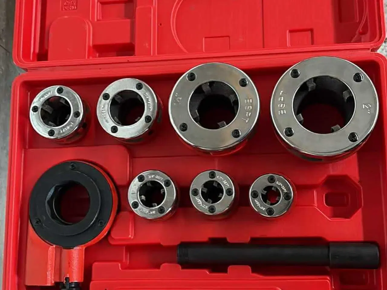 Billede 1 - Ubrugt manuel gevindskærre sæt 