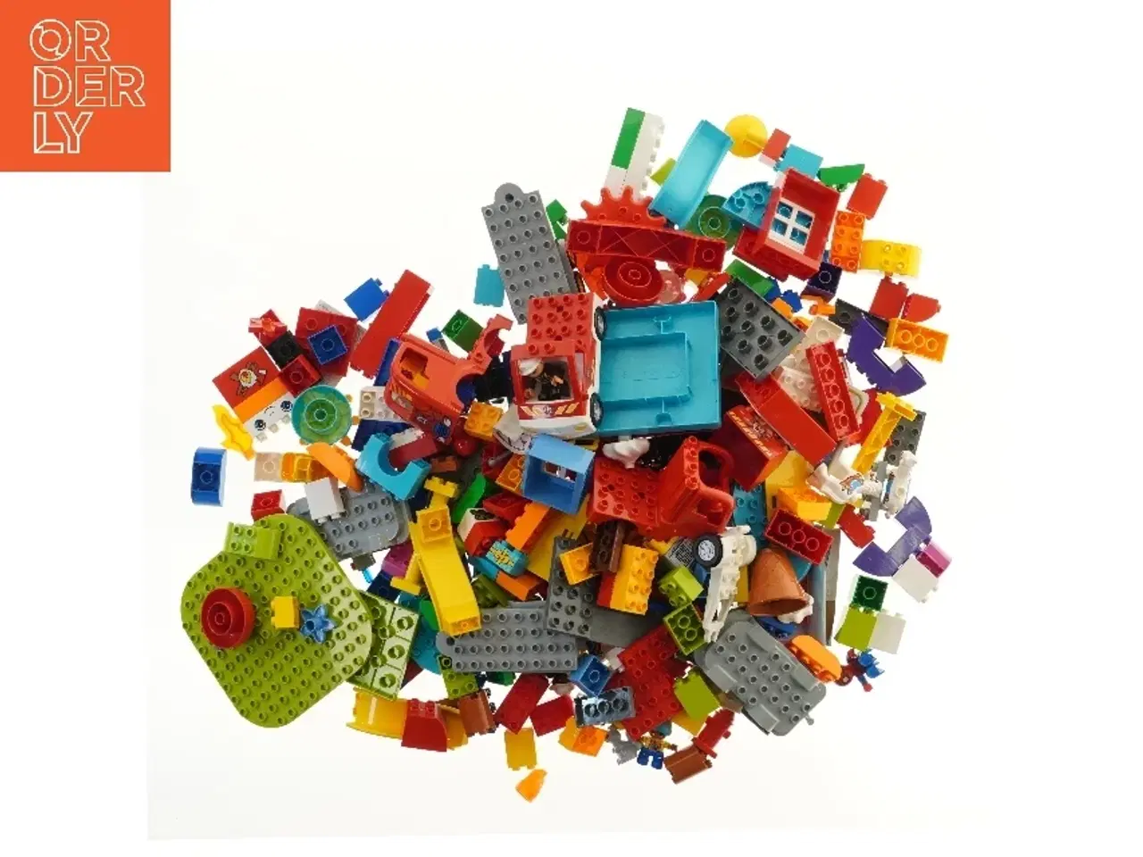 Billede 1 - Blandet LEGO klodser fra LEGO (str. 2x6 til 19x19 cm)