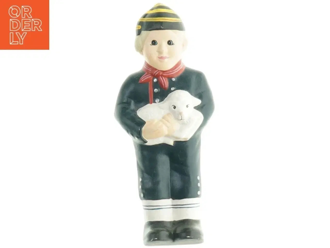Billede 1 - Islandsk dreng figur (str. 17 x 7 cm)