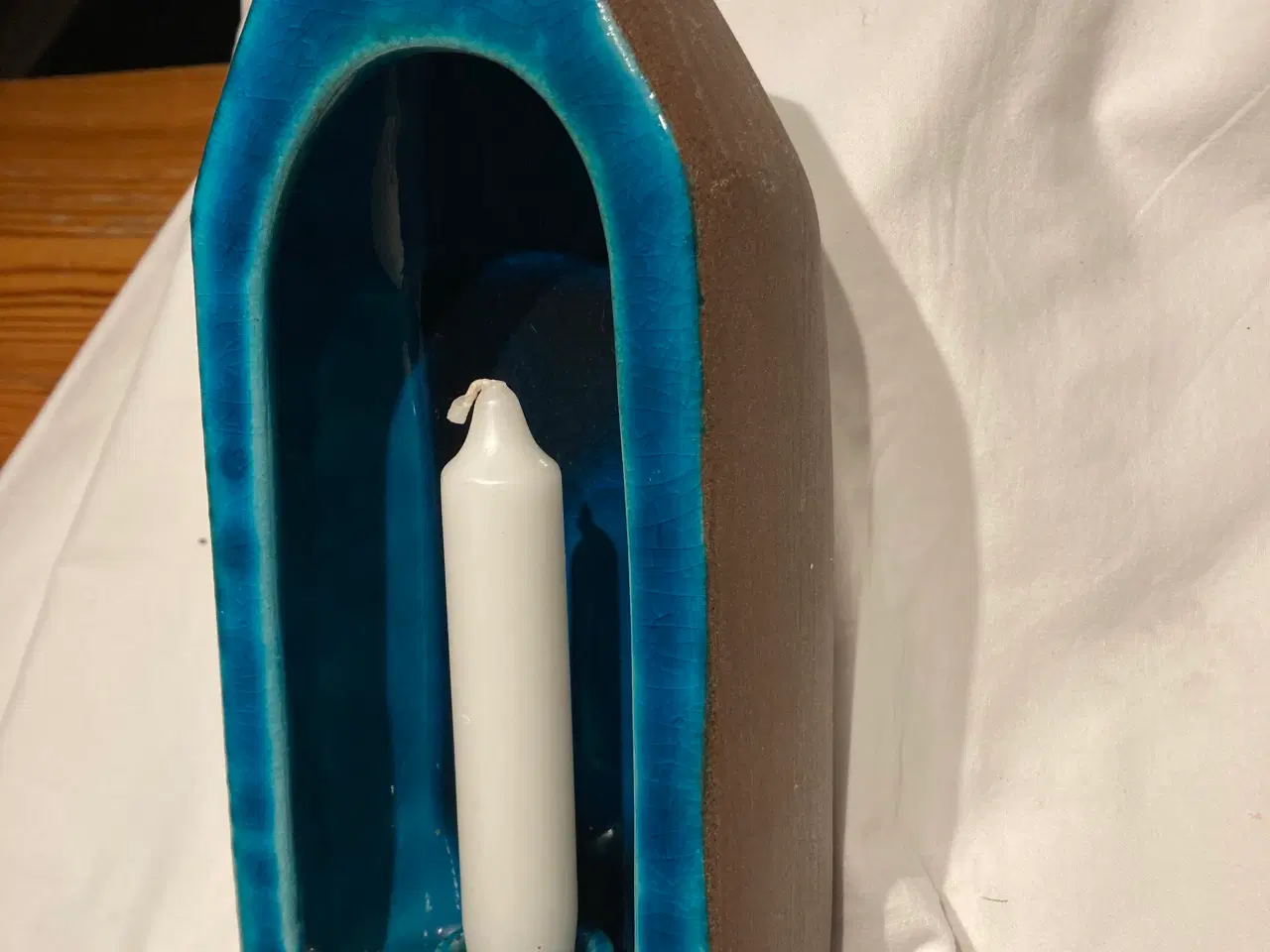 Billede 3 - Væglysestage keramik