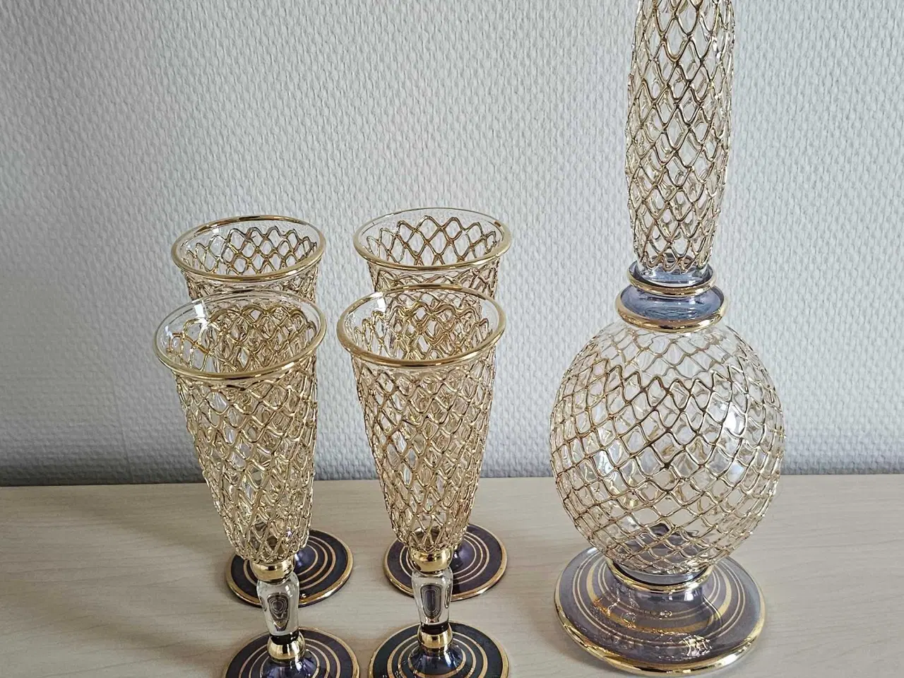 Billede 3 - Glaskaraffel sæt