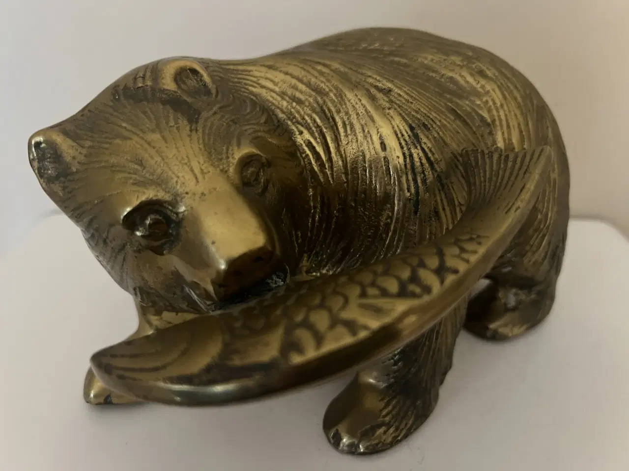 Billede 2 - Stor smuk tung messing figur fra 70’erne