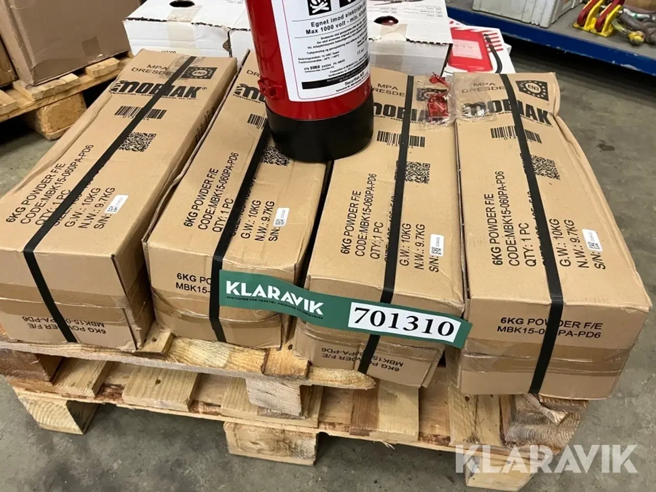 Billede 10 - Pulverslukkere Sekuritas 6kg ABC-Pulver 13 styk