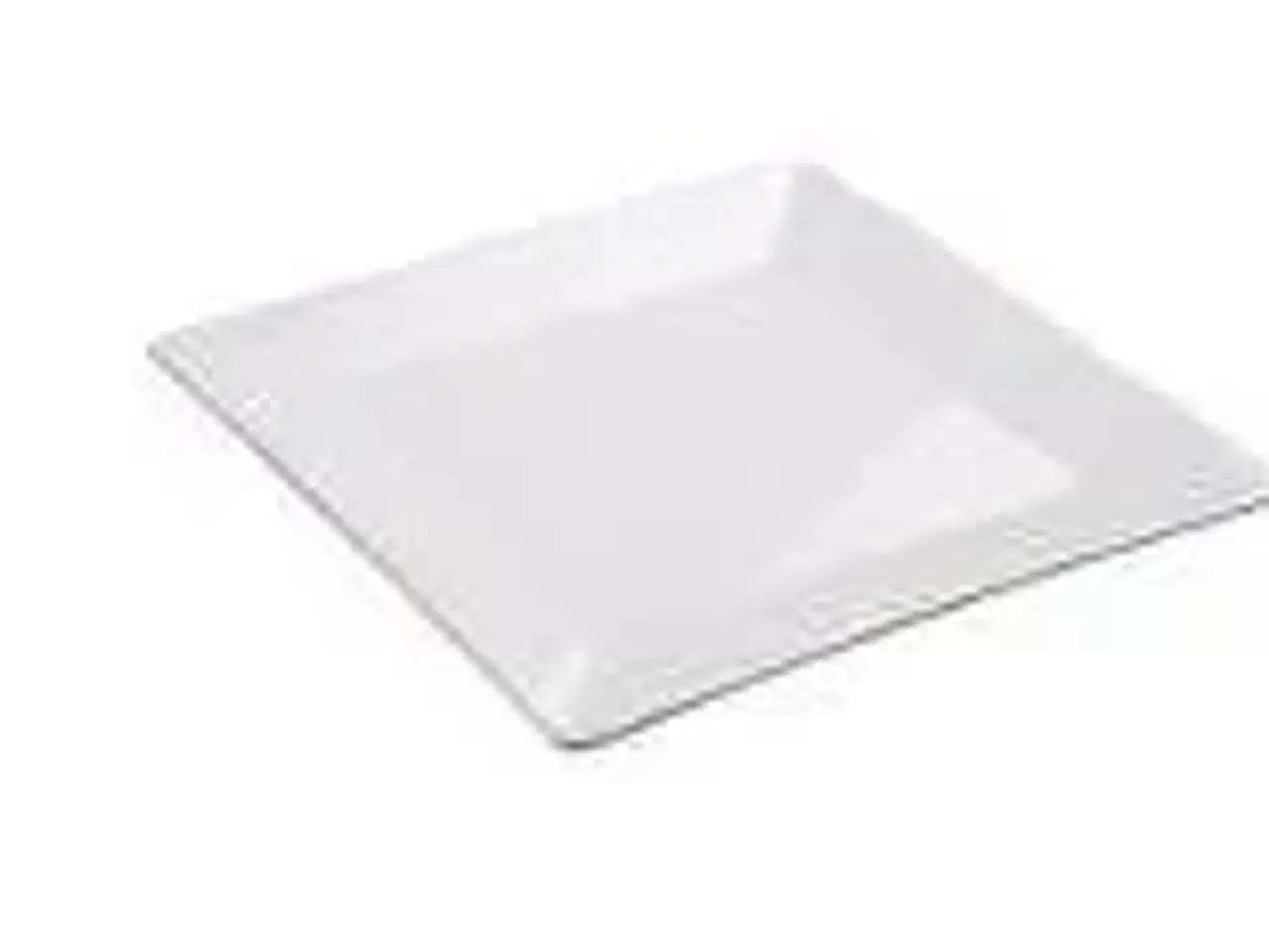 Billede 1 - 36 stk. Tallerken BERLIN  flad 260 x 260 mm hvid firkantet, kvadratisk