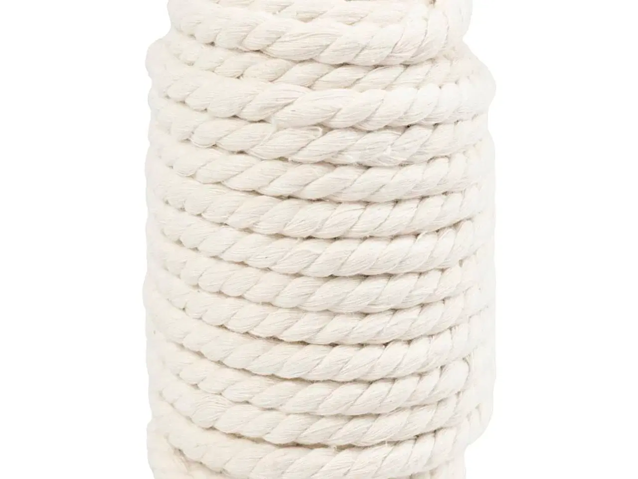 Billede 1 - Macramé Reb Råhvid 12M - 8,5mm, 300g