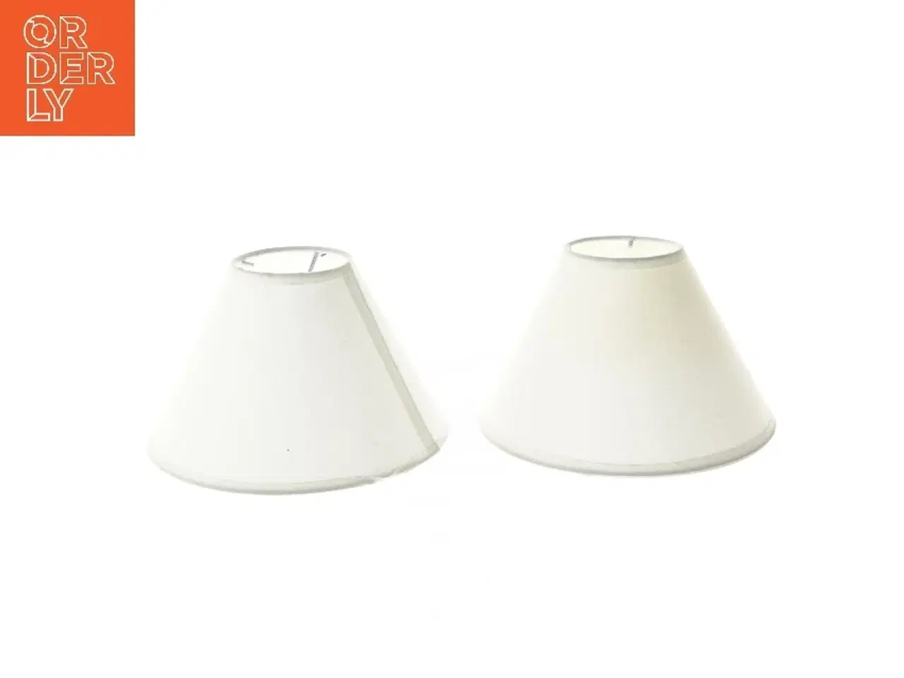 Billede 1 - Lampeskærme, sæt af to (str. 20x12 cm)