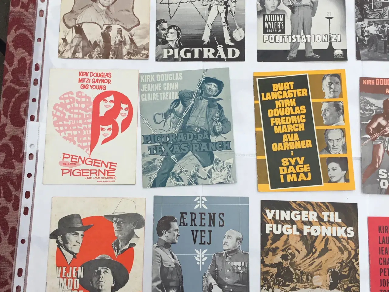Billede 3 - Filmprogrammer 20 X KIRK DOUGLAS - Se Rabat