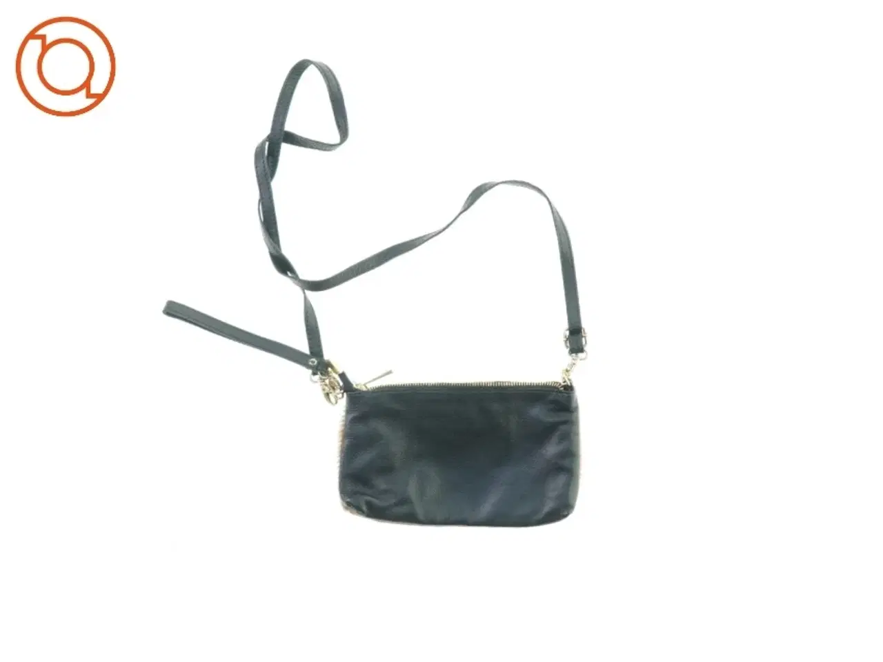Billede 2 - Vintage Retro Skuldertaske I pels og læder (str. 23 x 14 cm)