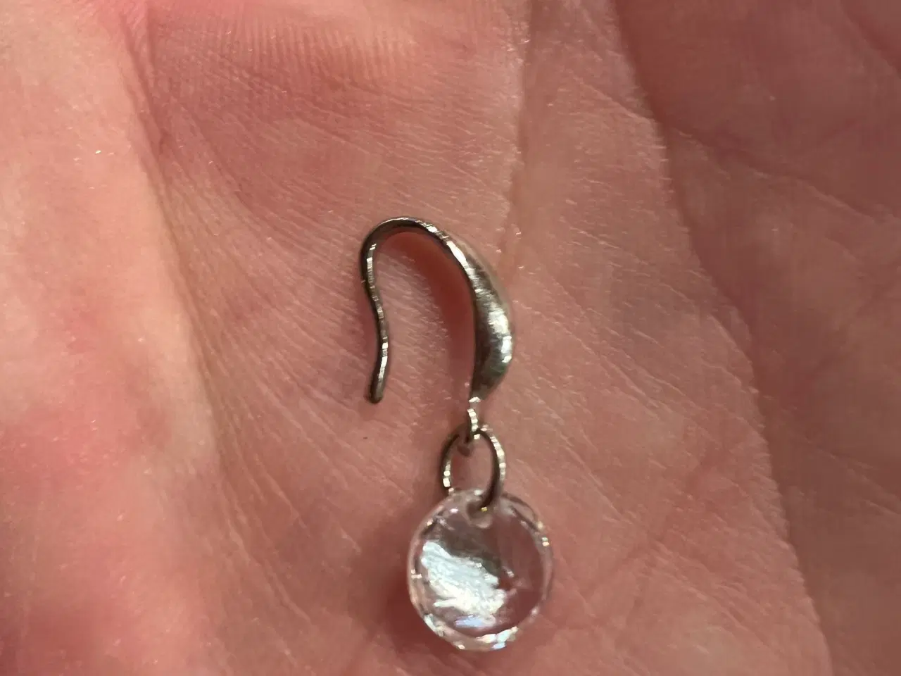 Billede 5 - Smukke sølv øreringe i pæn stand