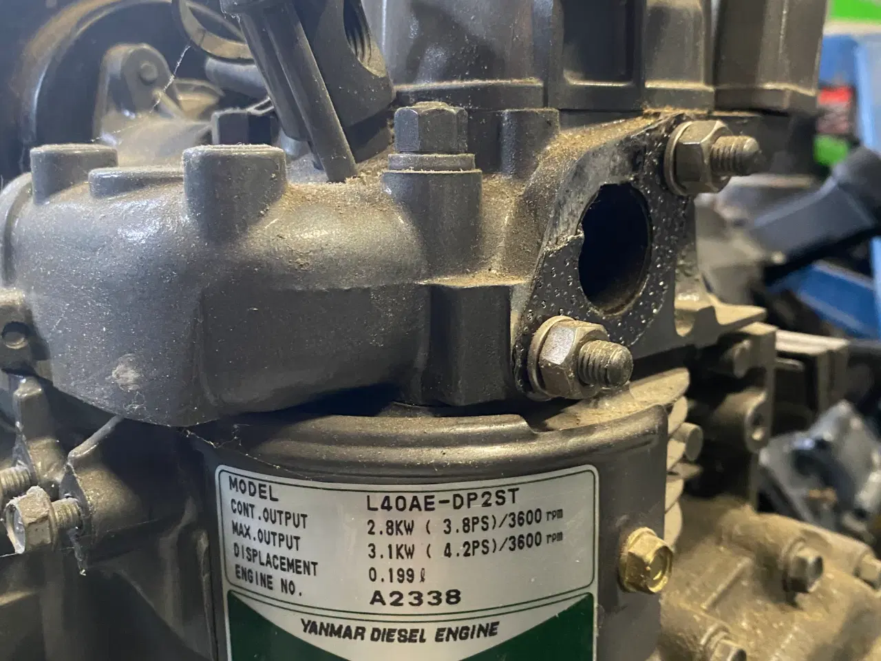 Billede 3 - Yanmar L40 diesel motor
