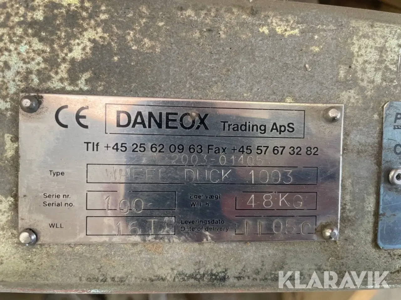Billede 9 - Wheel Duck Daneox 1001, 1002 & 1003 16 Tons