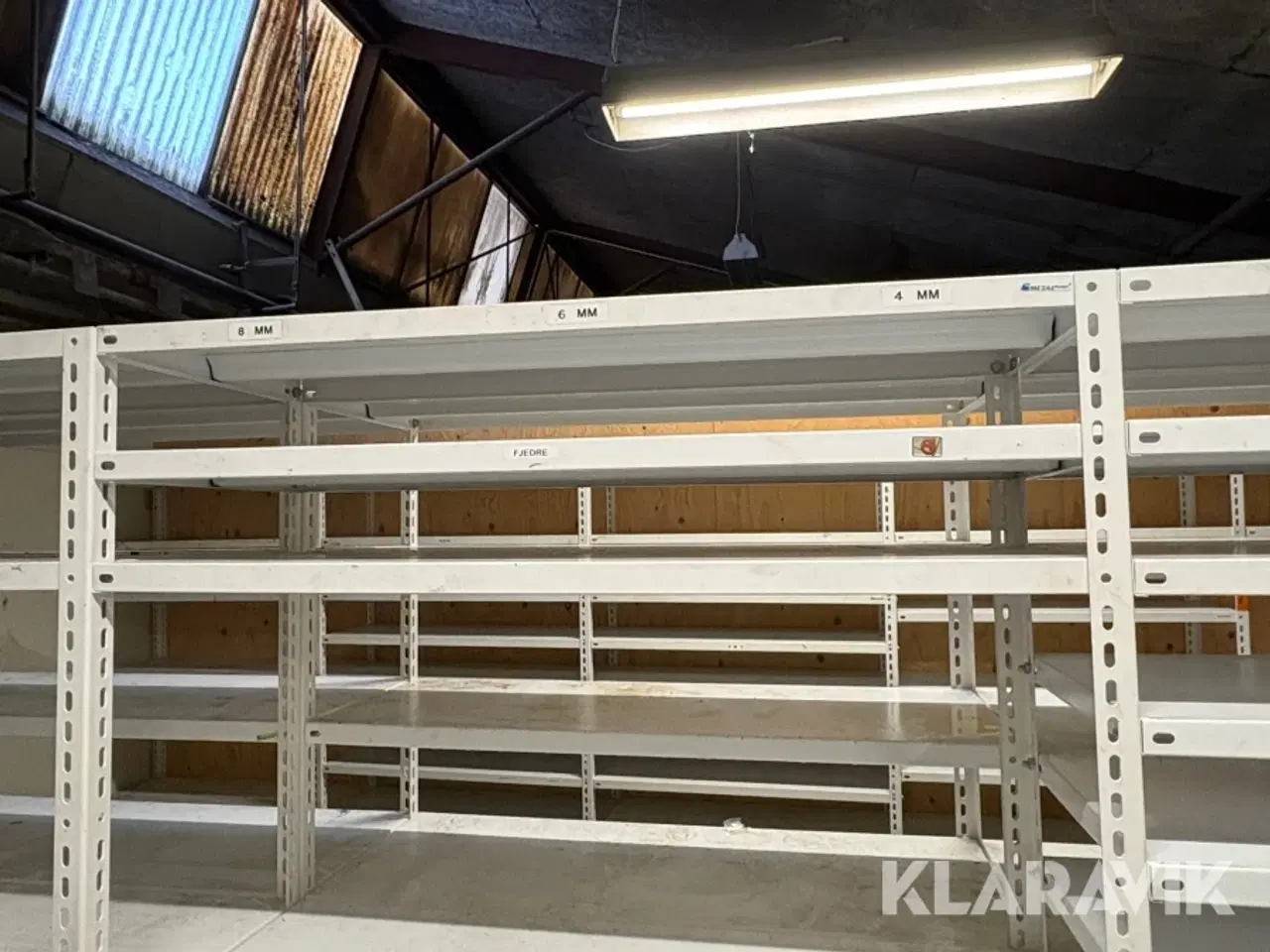 Billede 7 - Værkstedsreoler Metal design 16 sektioner