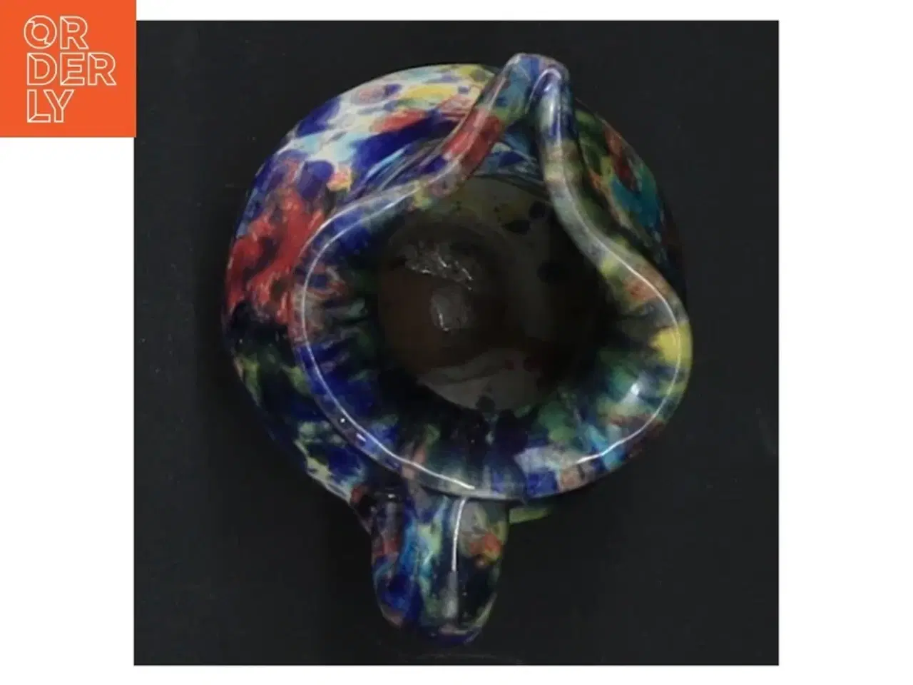 Billede 3 - Lille malet kande (str. H. 6 cm. ø. 5 cm)