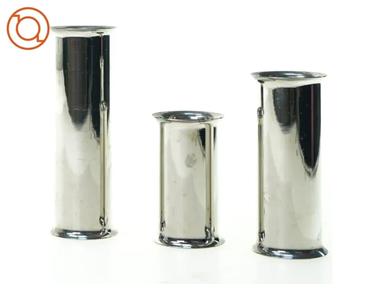 Billede 1 - Lysestager / Vaser fra Menu Danish steel House (str. 15 x 5 cm 9 x 5 cm 11 x 5 cm)