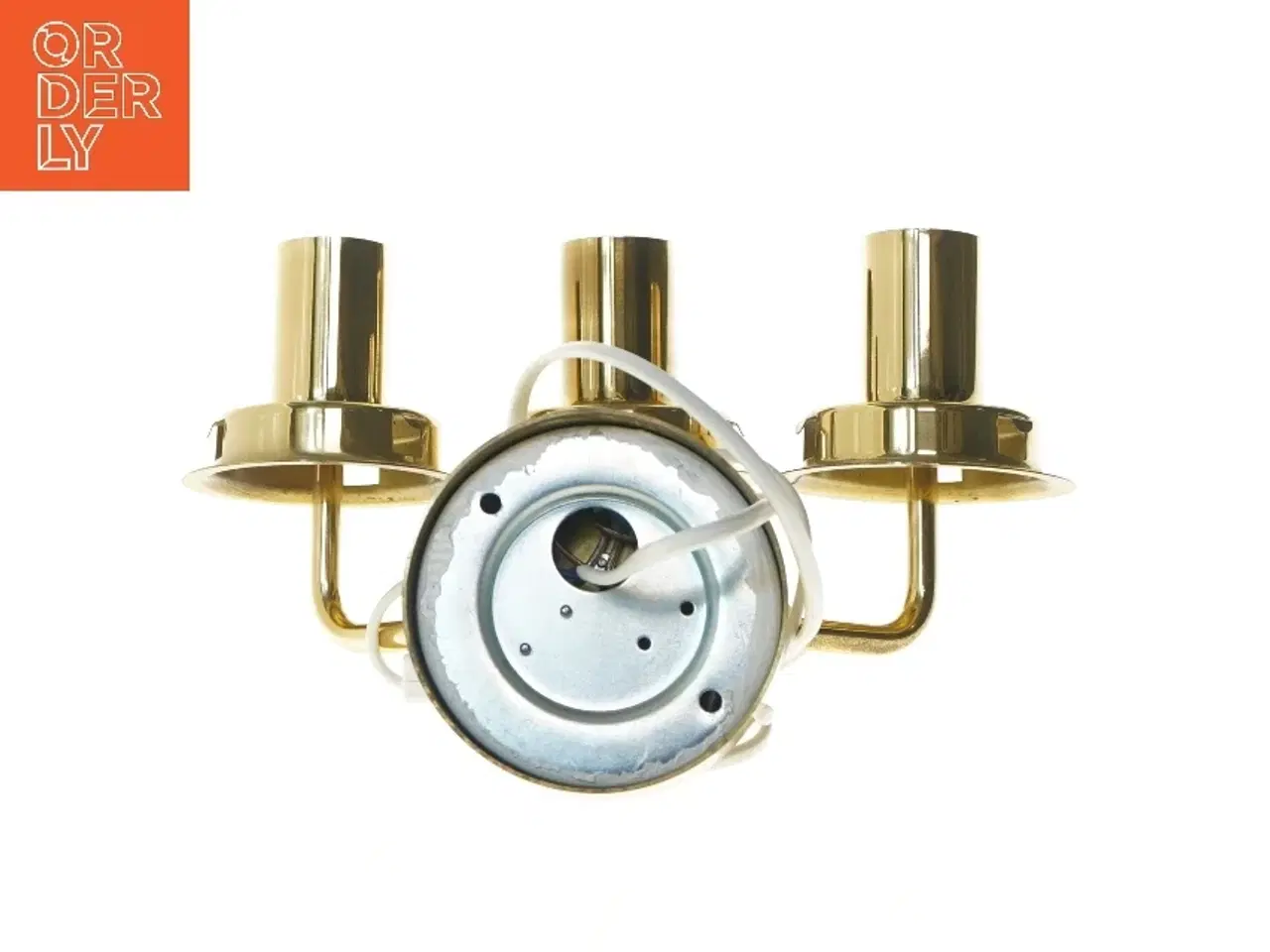 Billede 3 - Guld væglampe med tre spots (str. 23 cm)