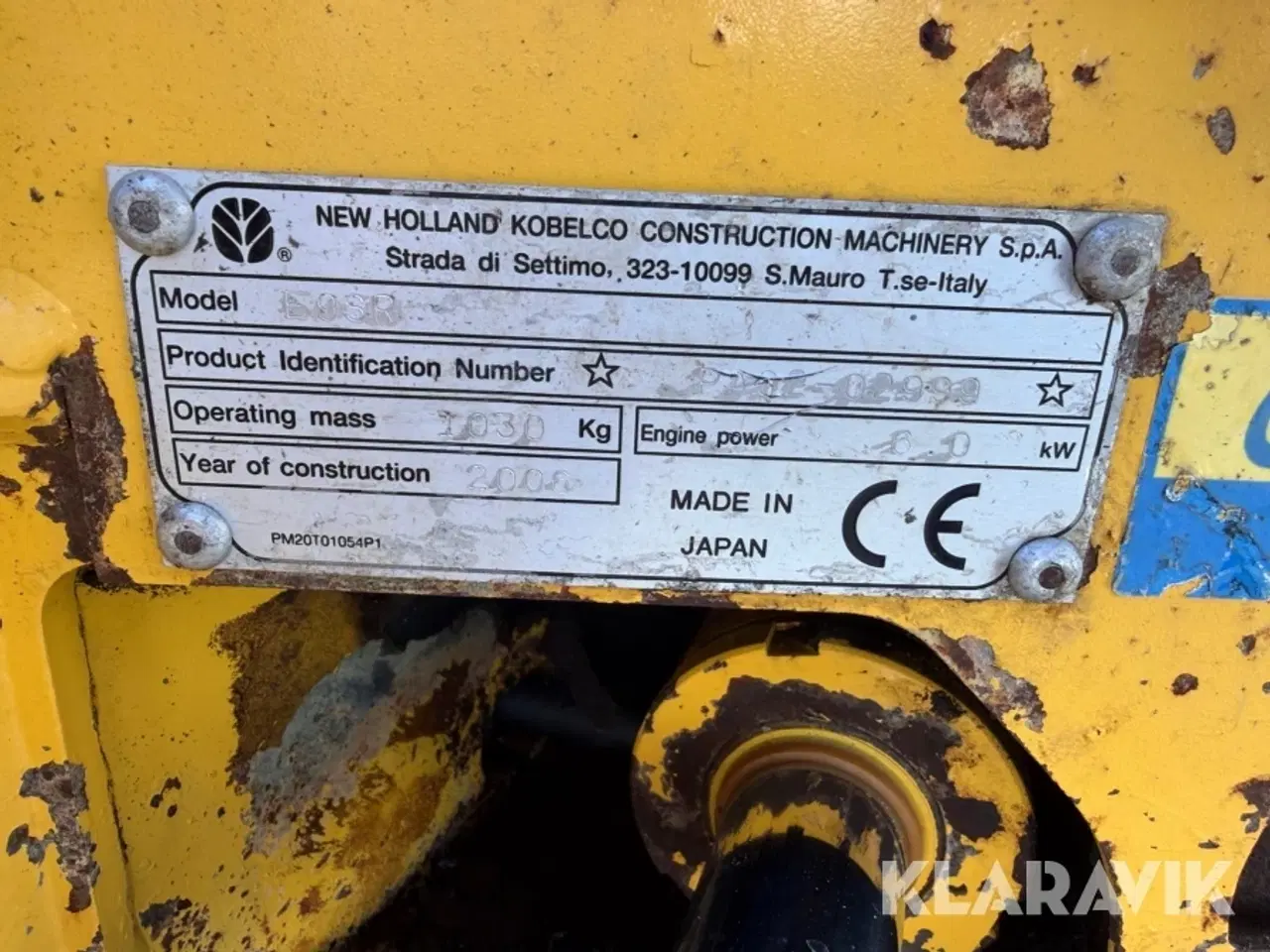 Billede 12 - Minigraver New Holland E9SR - hydraulisk udskydelig undervogn