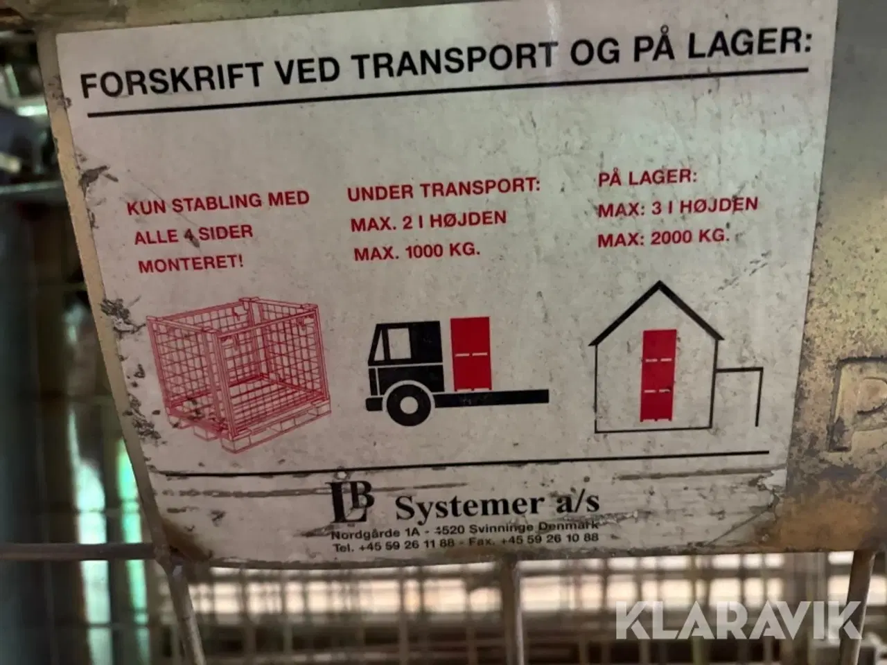 Billede 5 - Pallebure LB Systemer 15 bure / 5 paller