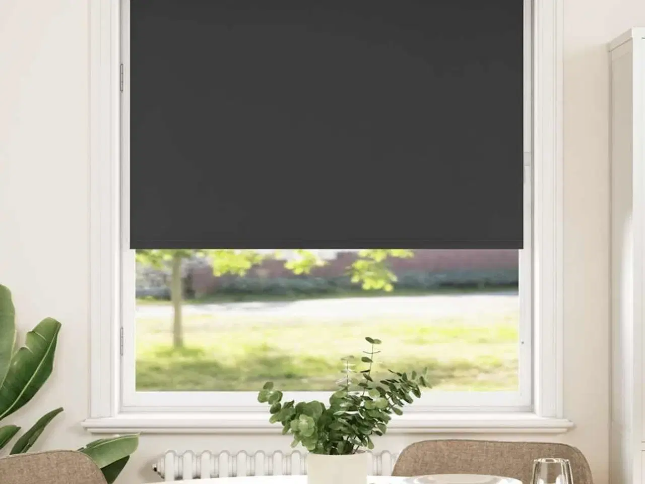 Billede 1 - Rullegardin mørklægning 115x150 cm stofbredde 110,7cm polyester