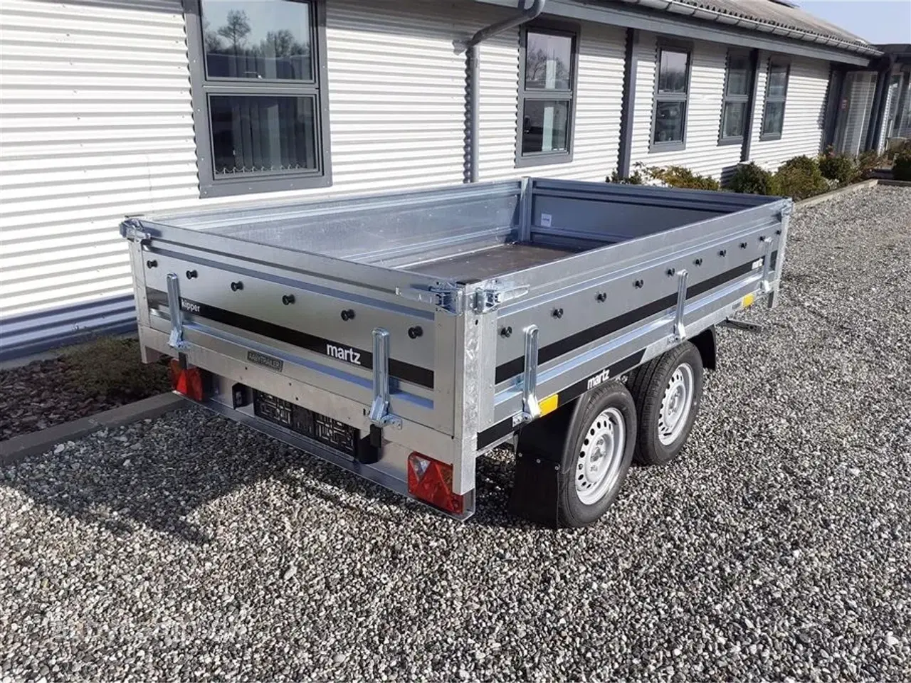 Billede 3 - 0 - Martz Transporter 2515   Martz boggie trailer med hydraulich tip 750 kg til skarp pris