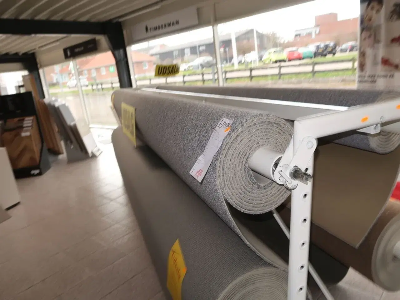 Billede 2 - Rulle gulvtæppe MARQUESA WEAVE Sort Synt