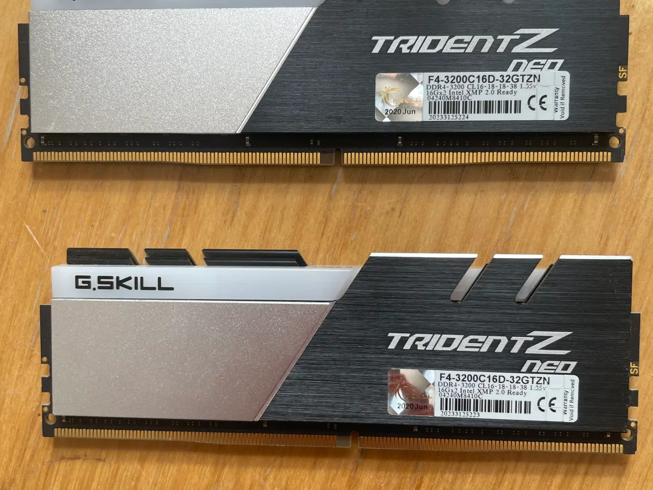 Billede 2 - G.Skill Trident Z Neo DDR4 32GB (2x16GB) 3200MHz 