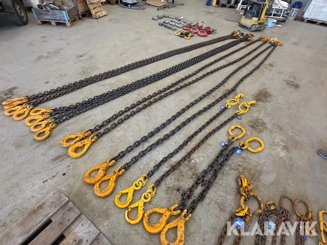 Billede 1 - Sjalker med kæder. 8 styk