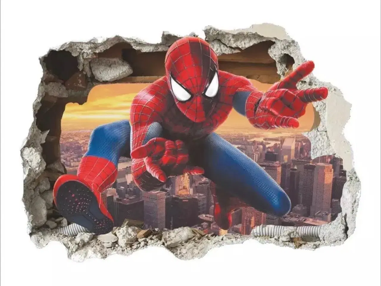 Billede 10 - Spiderman wallstickers wallsticker med Spiderman