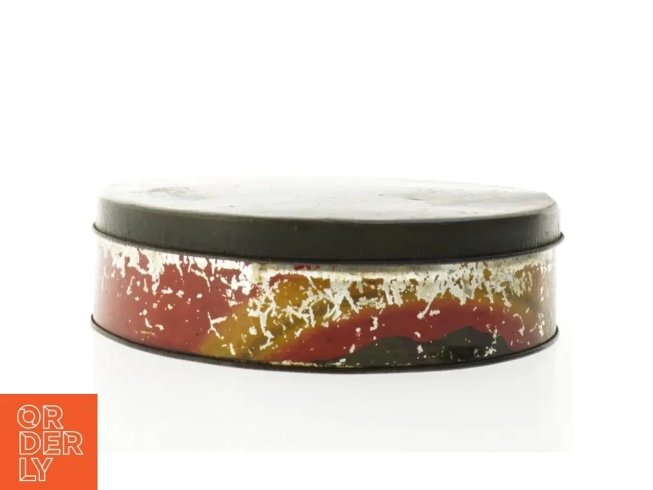 Billede 2 - Antik Art deco Mackintosh Rainbow Slik metal dåse med patina (str. 26 x 7 cm)
