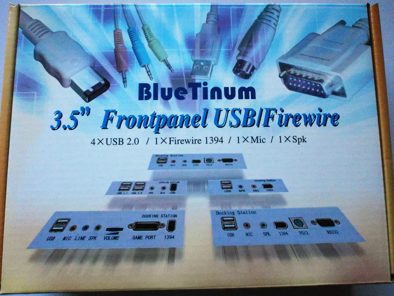 Billede 1 - NY BLUE TINUM 3,5 FRONTPANEL - Perfekt Gave !