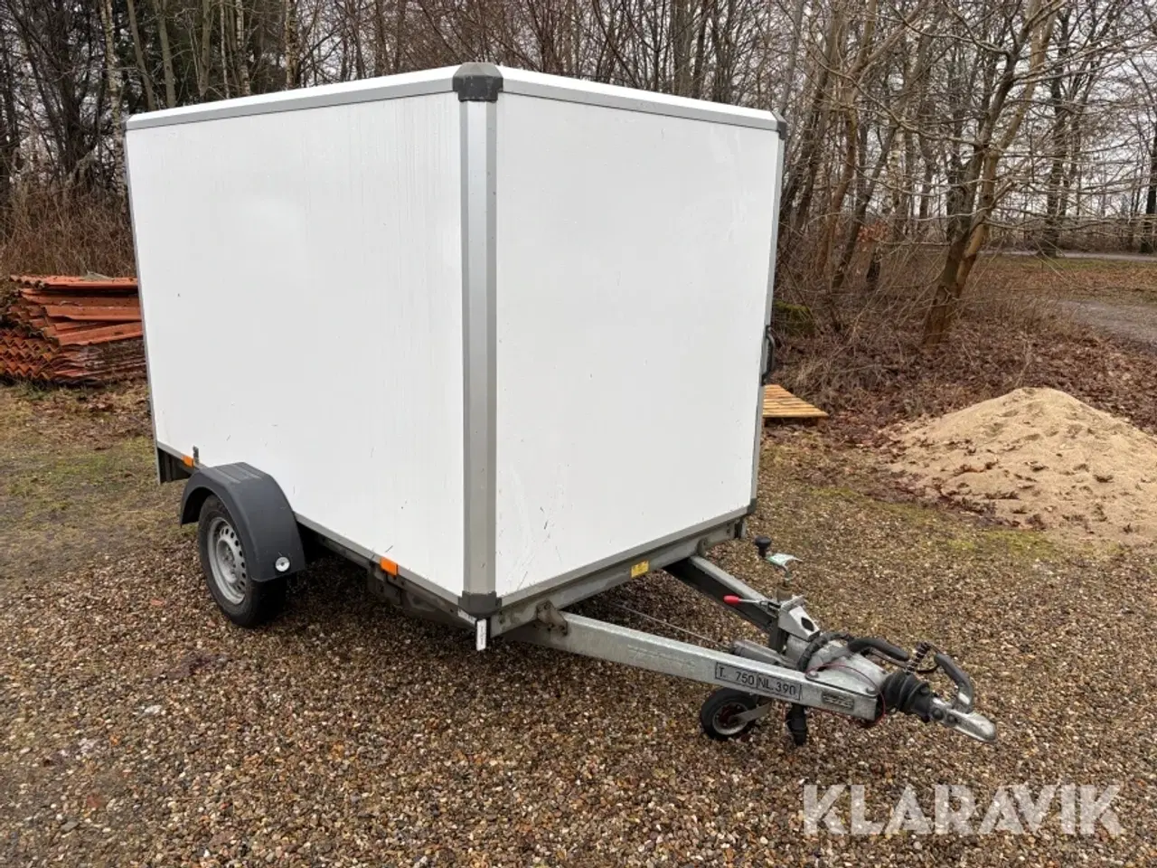 Billede 7 - Lukket trailer Variant B715C2 750 kg. med bremser