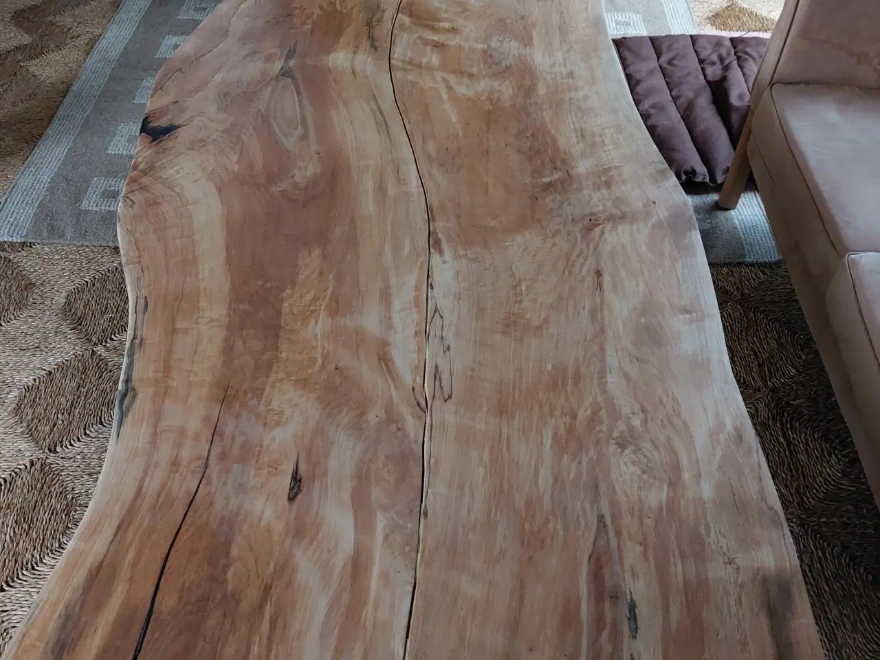 Billede 5 - Plankebord sofabord bord ask