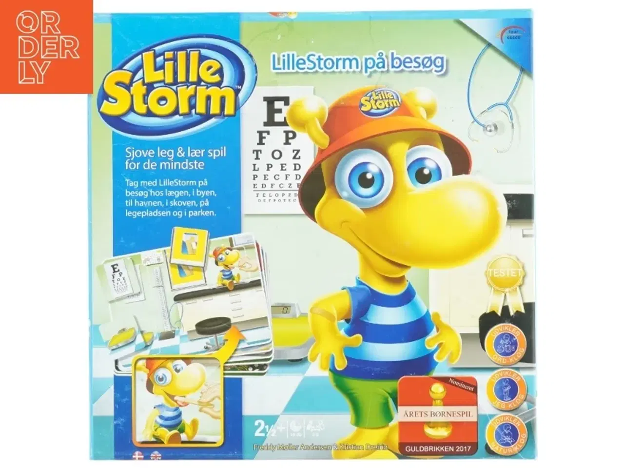 Billede 1 - Lille Storm på besøg brætspil fra Lille Storm (str. 28 x 28 cm)