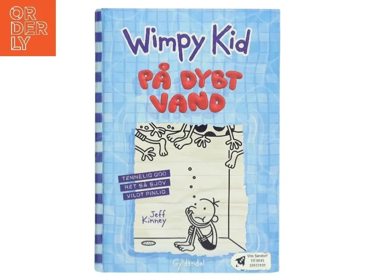 Billede 1 - Wimpy Kid. Bind 15, På dybt vand af Jeff Kinney (Bog)