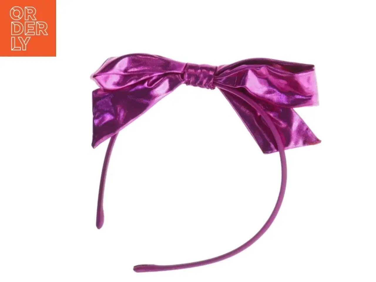 Billede 1 - H&M Lilla hårbøjle med sløjfe