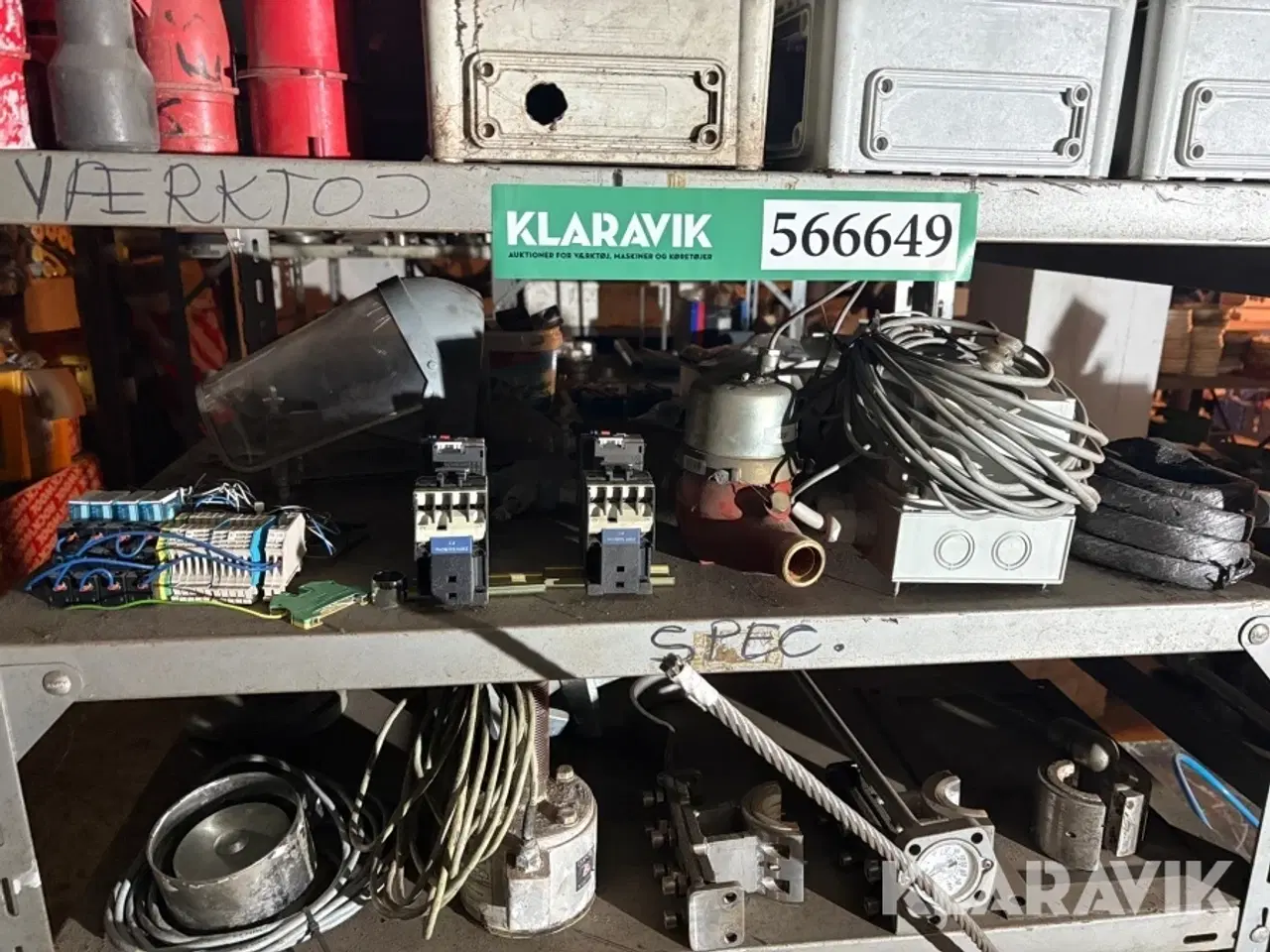 Billede 6 - Blandet lot diverse el, emnestål og wire.