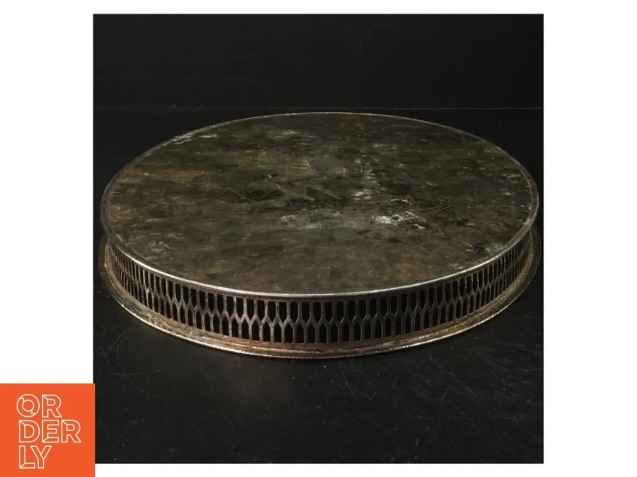 Billede 4 - Oval sølvplet bakke(str. 40x26 cm)