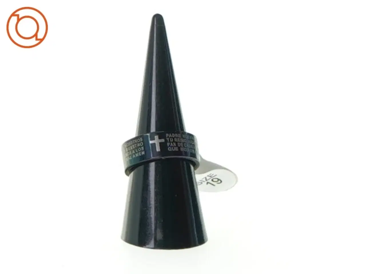Billede 1 - Ring med kors (str. 2 cm)