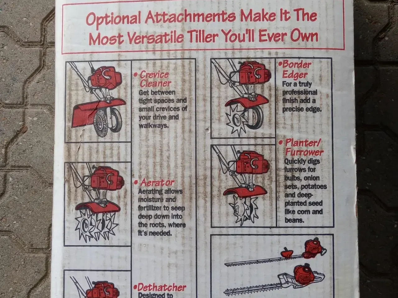 Billede 11 - Mantis havefræser 9 kg med meget tilbehør