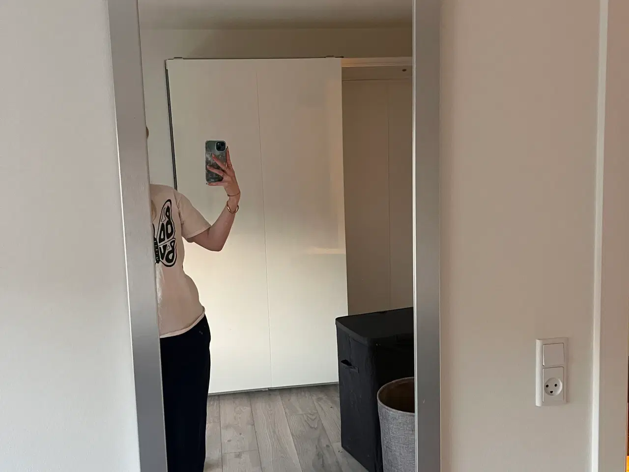 Billede 1 - Grå/sølv spejl