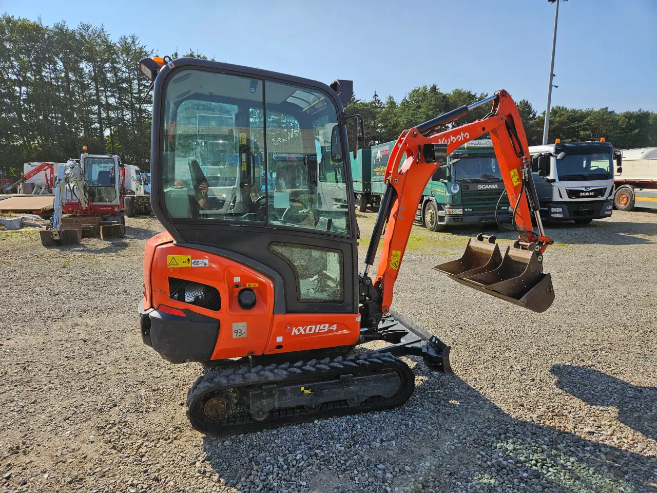 Billede 6 - Kubota KX 019-4 ny tiltman 2024 + 3 skovle