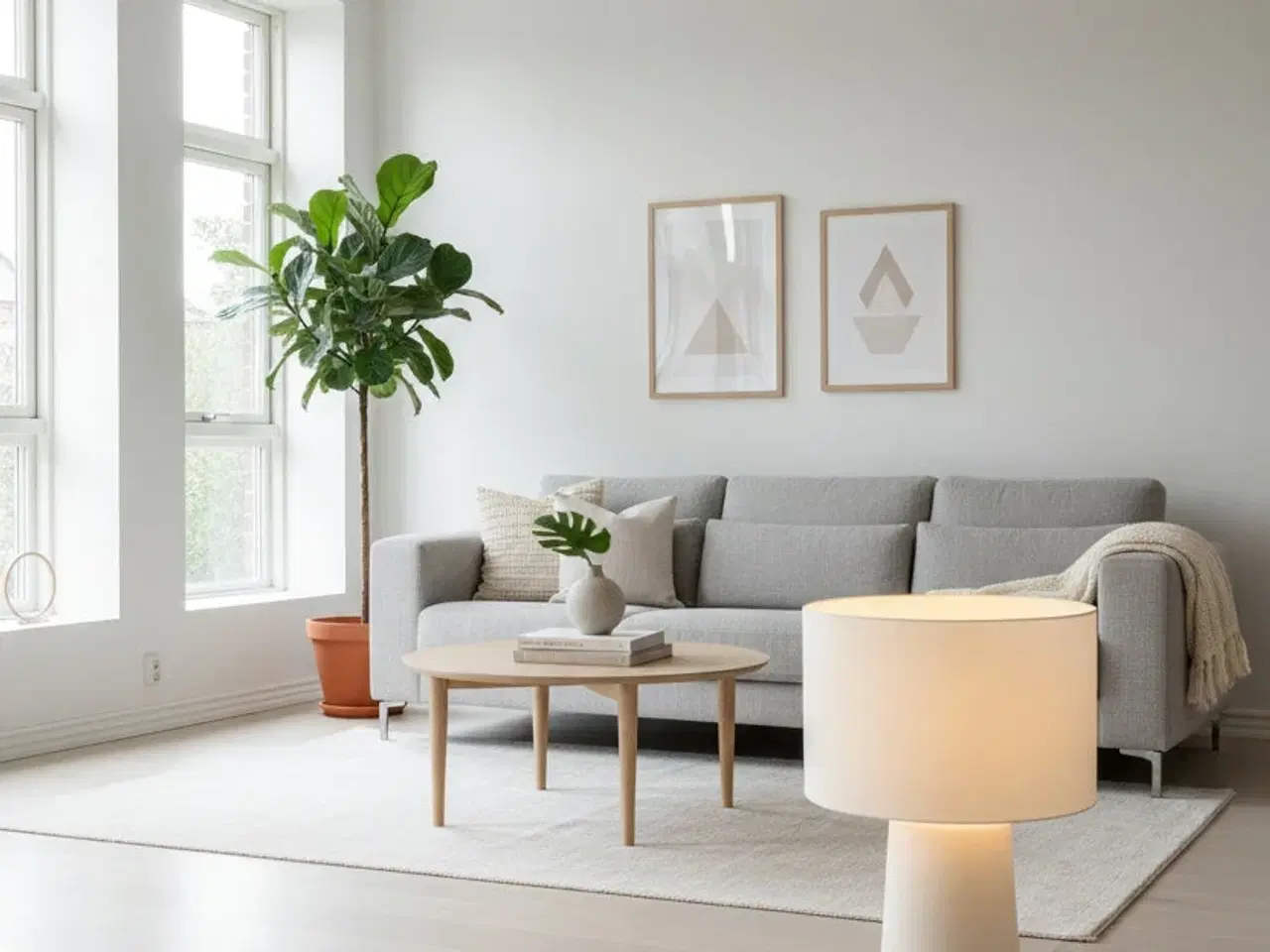 Billede 2 - Cappellini Big Shadow Gulvlampe - Hvid H90 cm