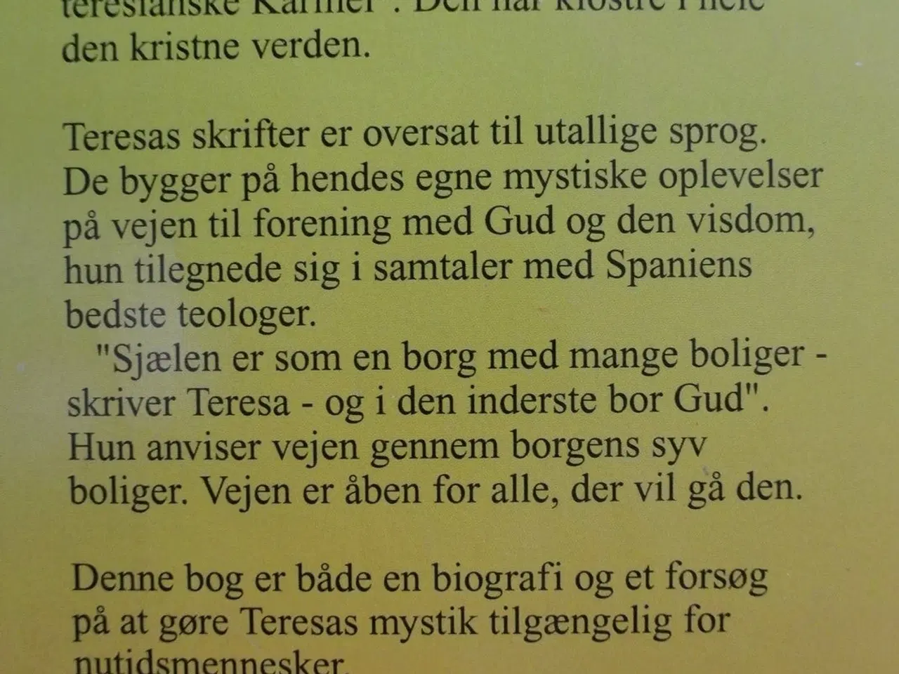 Billede 4 - teresa af avila - venskabets mystiker, af grethe l