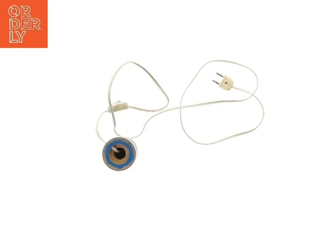 Billede 4 - Blå bordlampe (str. 23 cm)