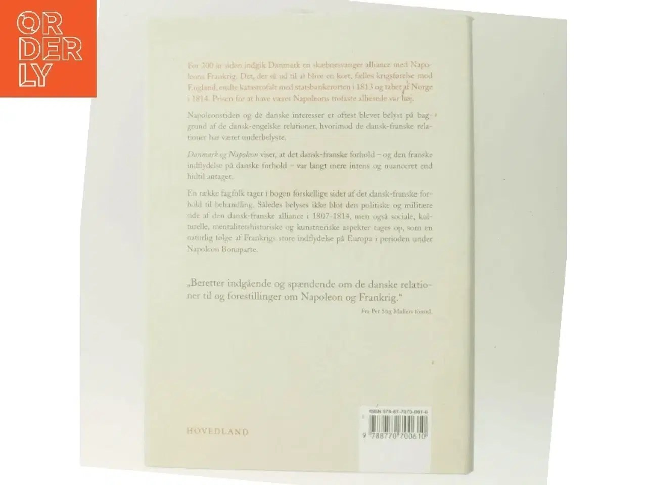 Billede 3 - Danmark og Napoleon (Bog)
