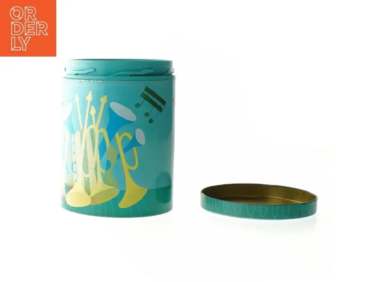 Billede 3 - Retro irma kunstdåse Dekorativ opbevaringsdåse (str. Ø 11,5 cm længde 15 cm) fra Irma