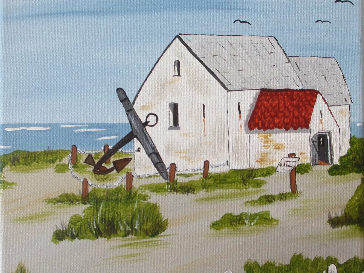 Billede 1 - ACRYL-MALERI nr. 489