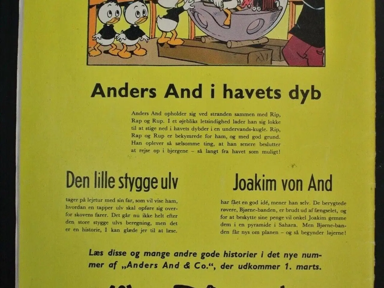 Billede 2 - walt disneys solohæfte nr. 33 - stygge ulv og hans