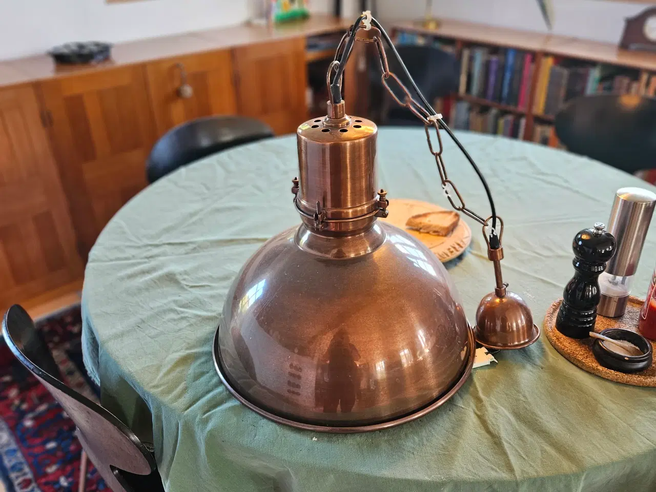 Billede 2 - Loftslampe i kobber fra Ilva