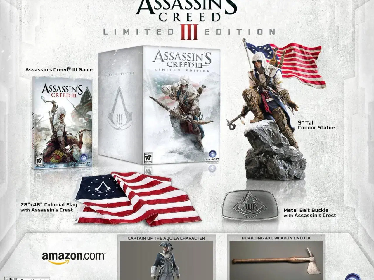 Billede 3 - Assassin's Creed 3 Limited edition (PS3 NTSC-US)